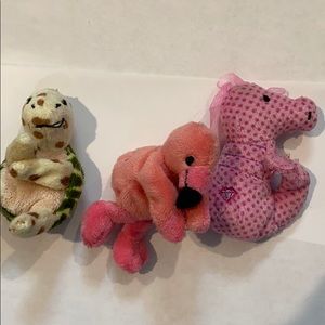 Whimzy Pets Sea Horse, Sea Turtle and Flamingo